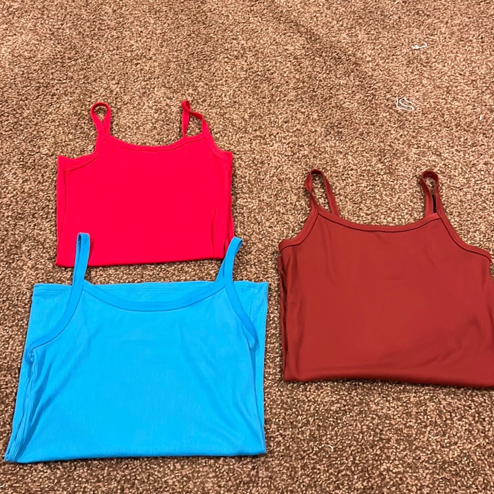 Basic colorful tank tops!